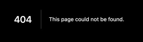 Next.js This page could not be found