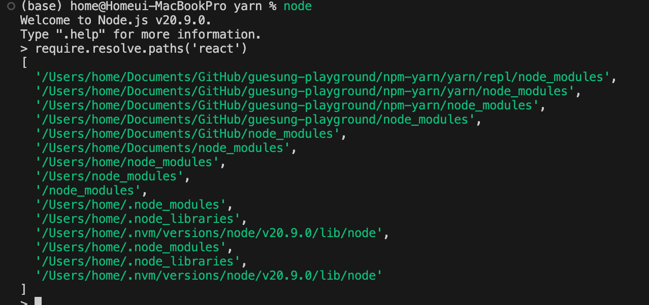 패키지 관리자 (npm, yarn, pnpm)