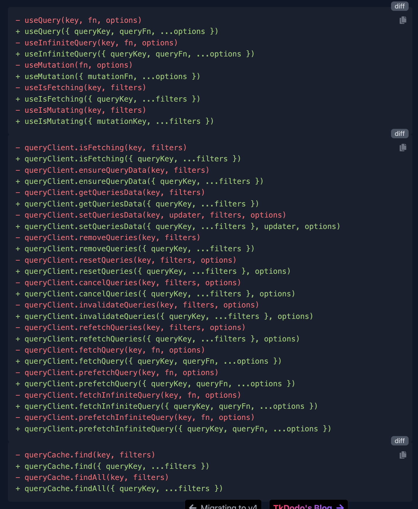 react-query V5 마이그레이션에 대한 고민, 그리고 마이그레이션 과정