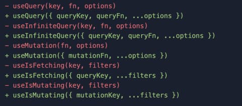 react-query V5 마이그레이션에 대한 고민, 그리고 마이그레이션 과정