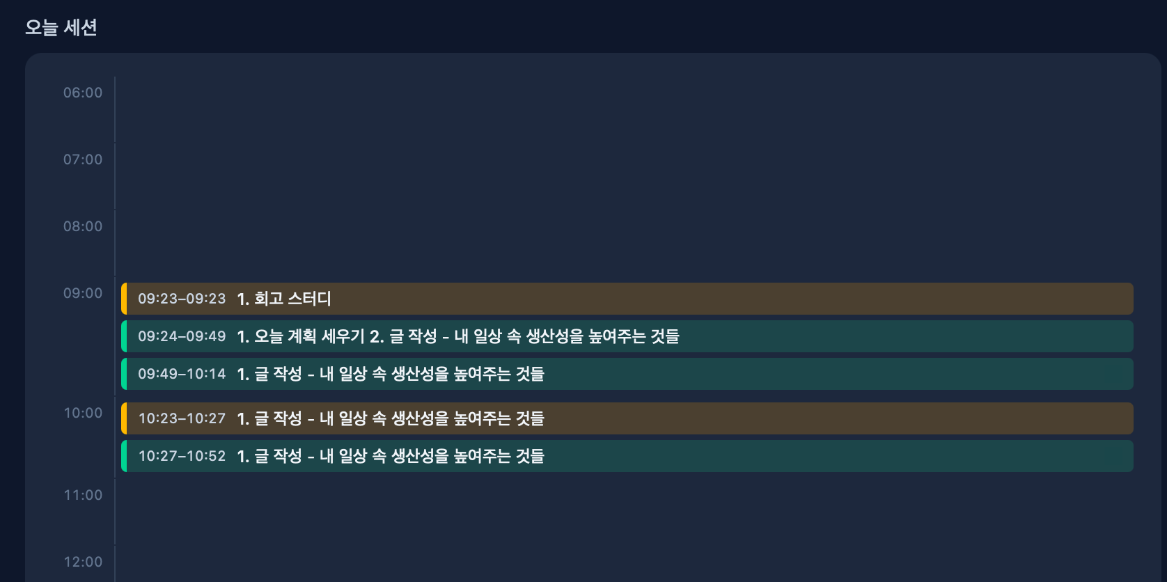 내 업무 속 생산성을 높여주는 것들