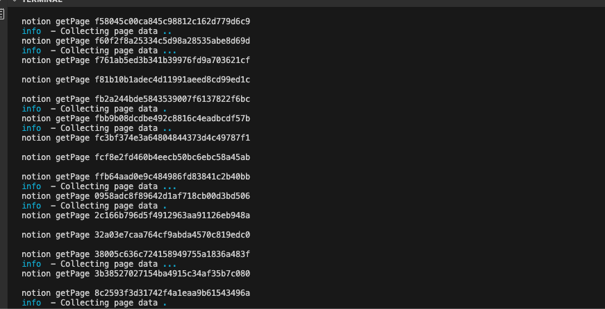 next.js-notion-template 무한 빌드